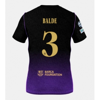 Barcelona Alejandro Balde #3 Maglia Gara Trasferta Repliche 2026-27 Maniche Corte
